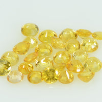3.0 mm Natural Yellow Sapphire Loose Gemstone Round Cut - Thai Gems Export Ltd.