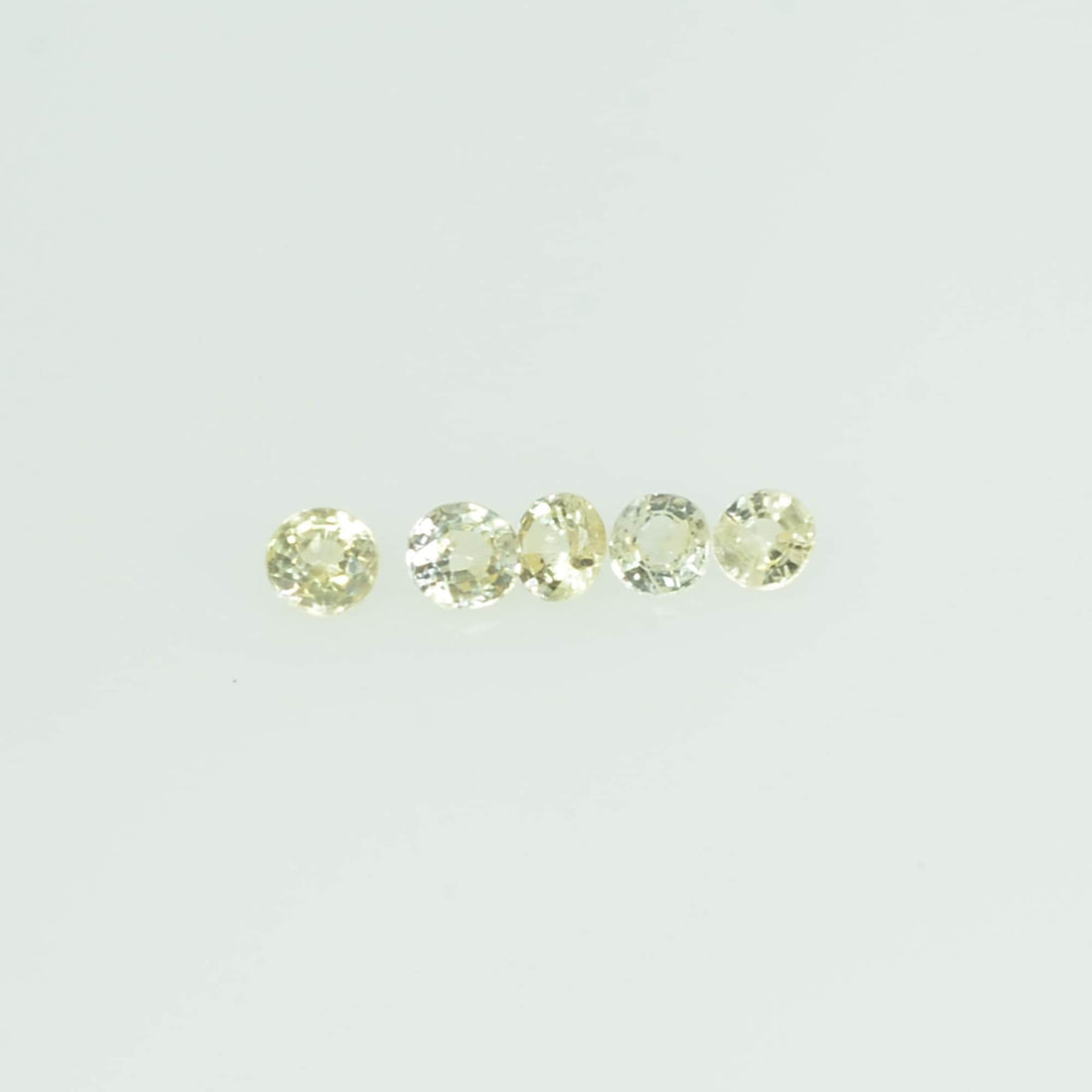 1.4-1.7 mm lot Natural Yellow Sapphire Loose Gemstone Round Cut