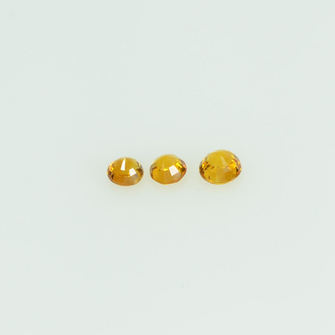 2.0 mm lot Natural Yellow Sapphire Loose Gemstone Round Cut