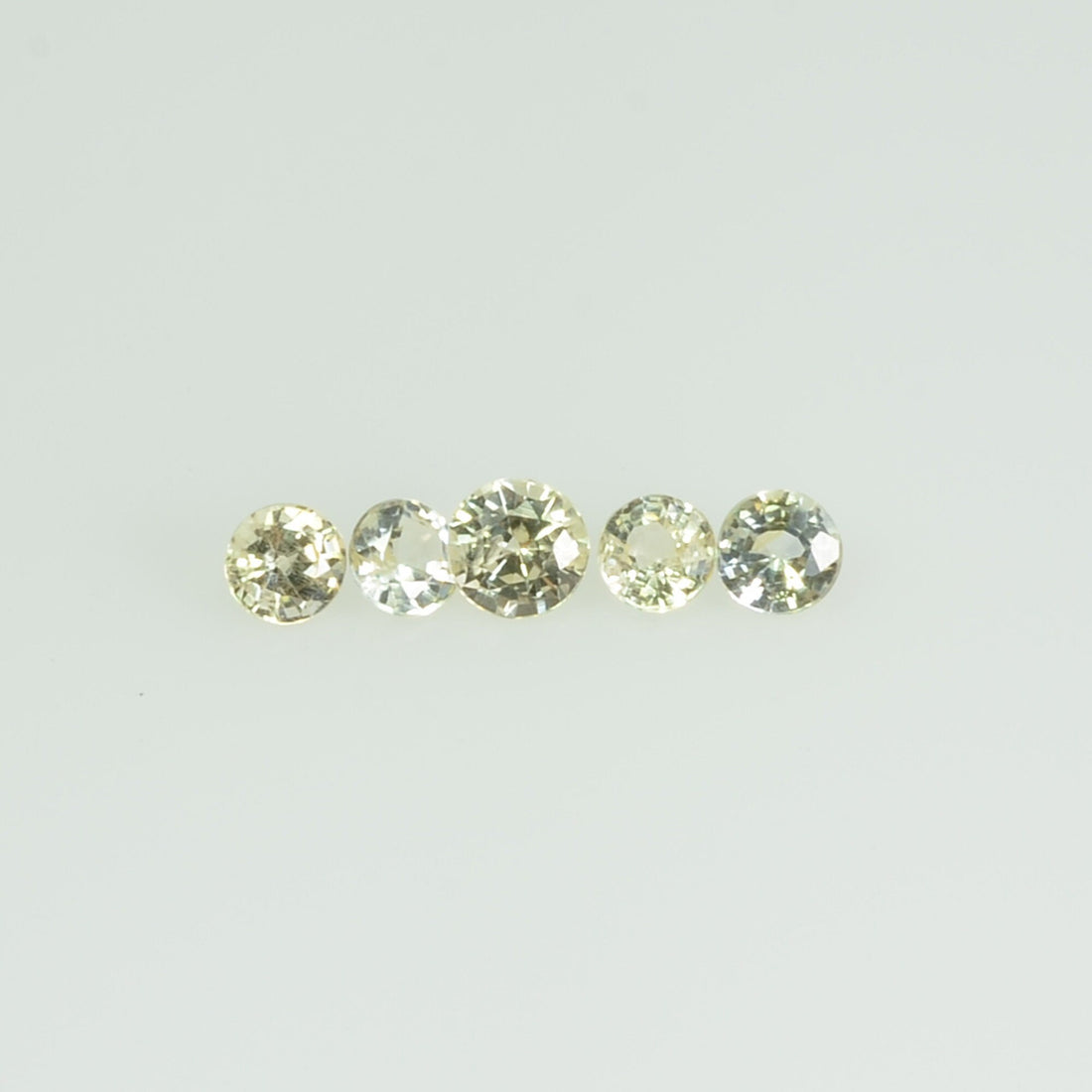 2.0 mm Natural Yellow Sapphire Loose Gemstone Round Cut