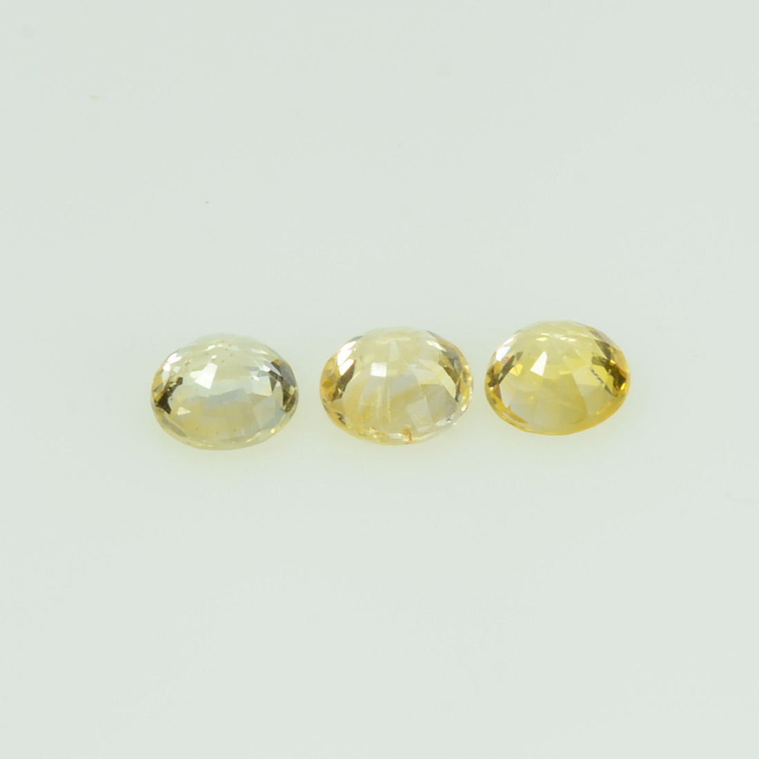 3.5 mm Natural Yellow Sapphire Loose Gemstone Round Cut