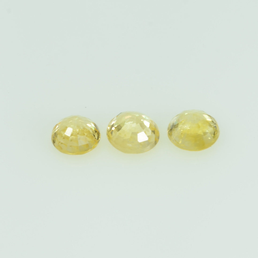3.5 mm Natural Yellow Sapphire Loose Gemstone Round Cut