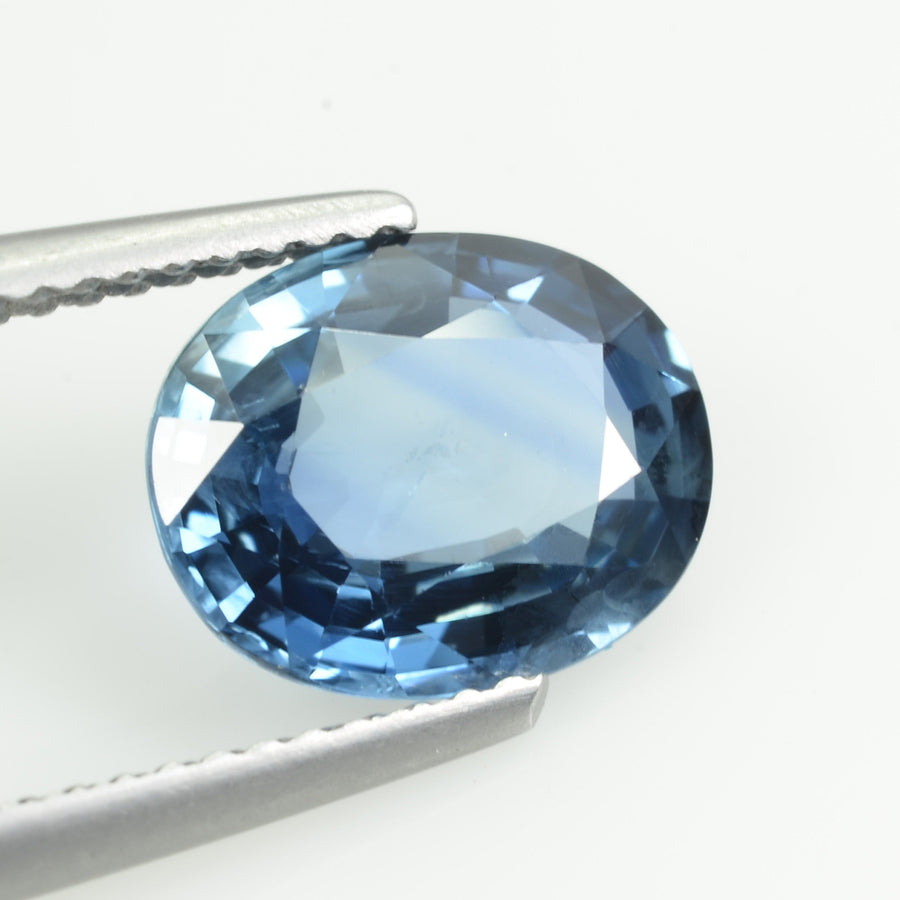 2.94 cts Natural Blue Sapphire Loose Gemstone Oval Cut - Thai Gems Export Ltd.