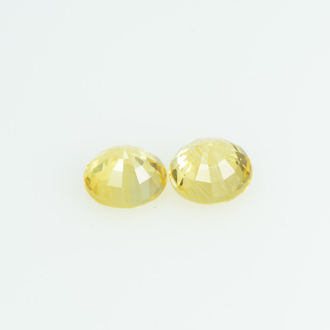 3.5 mm Natural Yellow Sapphire Loose Gemstone Round Cut