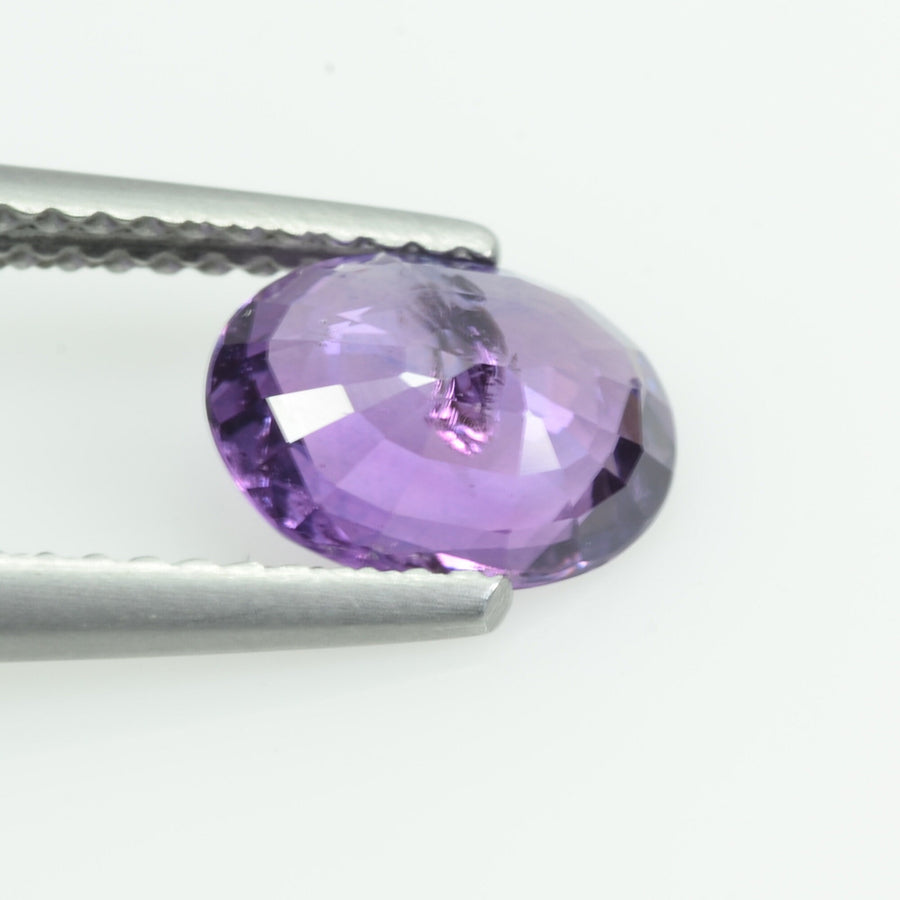1.61 cts Natural Purple Sapphire Loose Gemstone Oval Cut