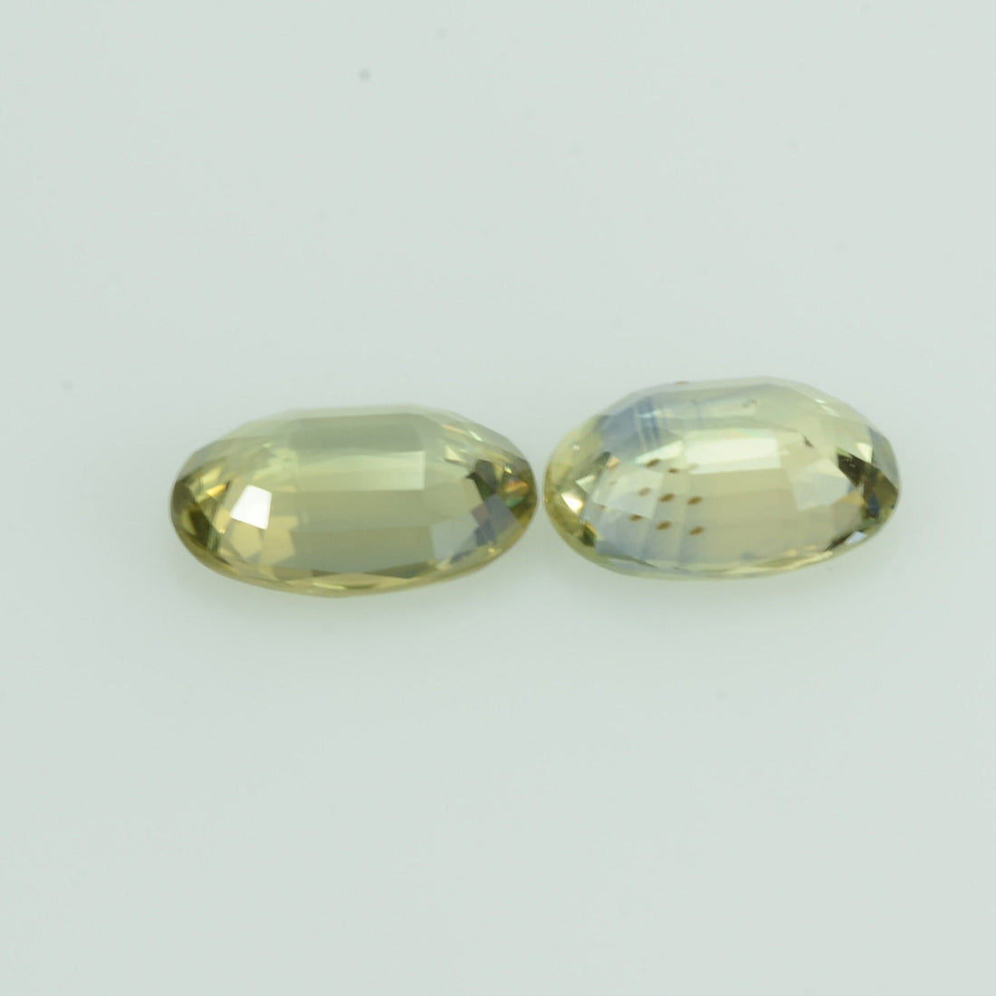 1.66 cts Natural Fancy Sapphire Loose Pair Gemstone Oval Cut