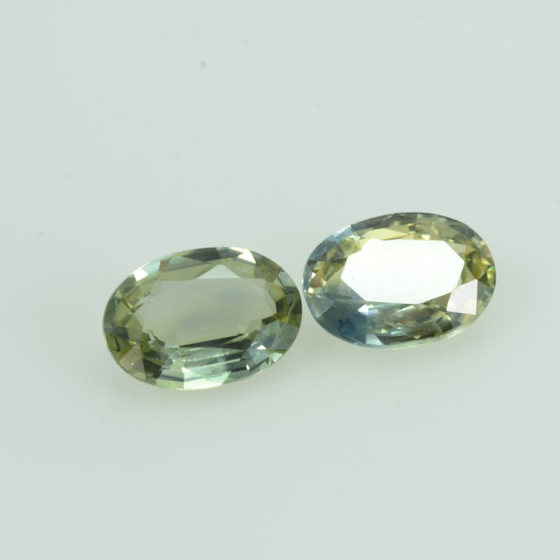 1.66 cts Natural Fancy Sapphire Loose Pair Gemstone Oval Cut