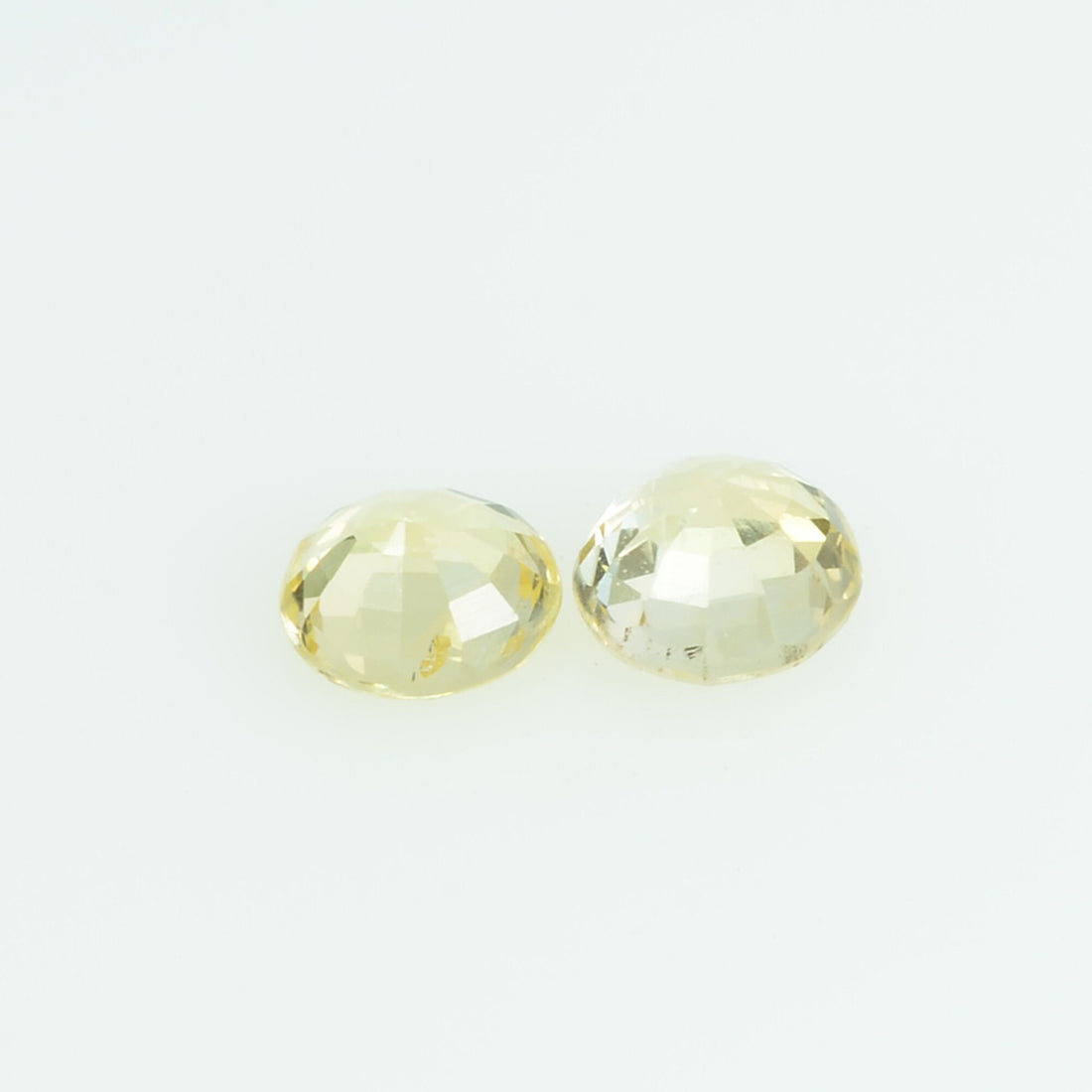 3.7 mm Natural Yellow Sapphire Loose Gemstone Round Cut