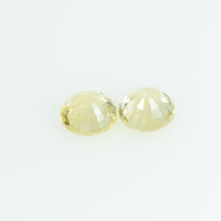 3.7 mm Natural Yellow Sapphire Loose Gemstone Round Cut