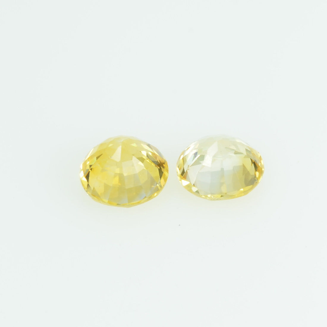 3.7 mm Natural Yellow Sapphire Loose Gemstone Round Cut