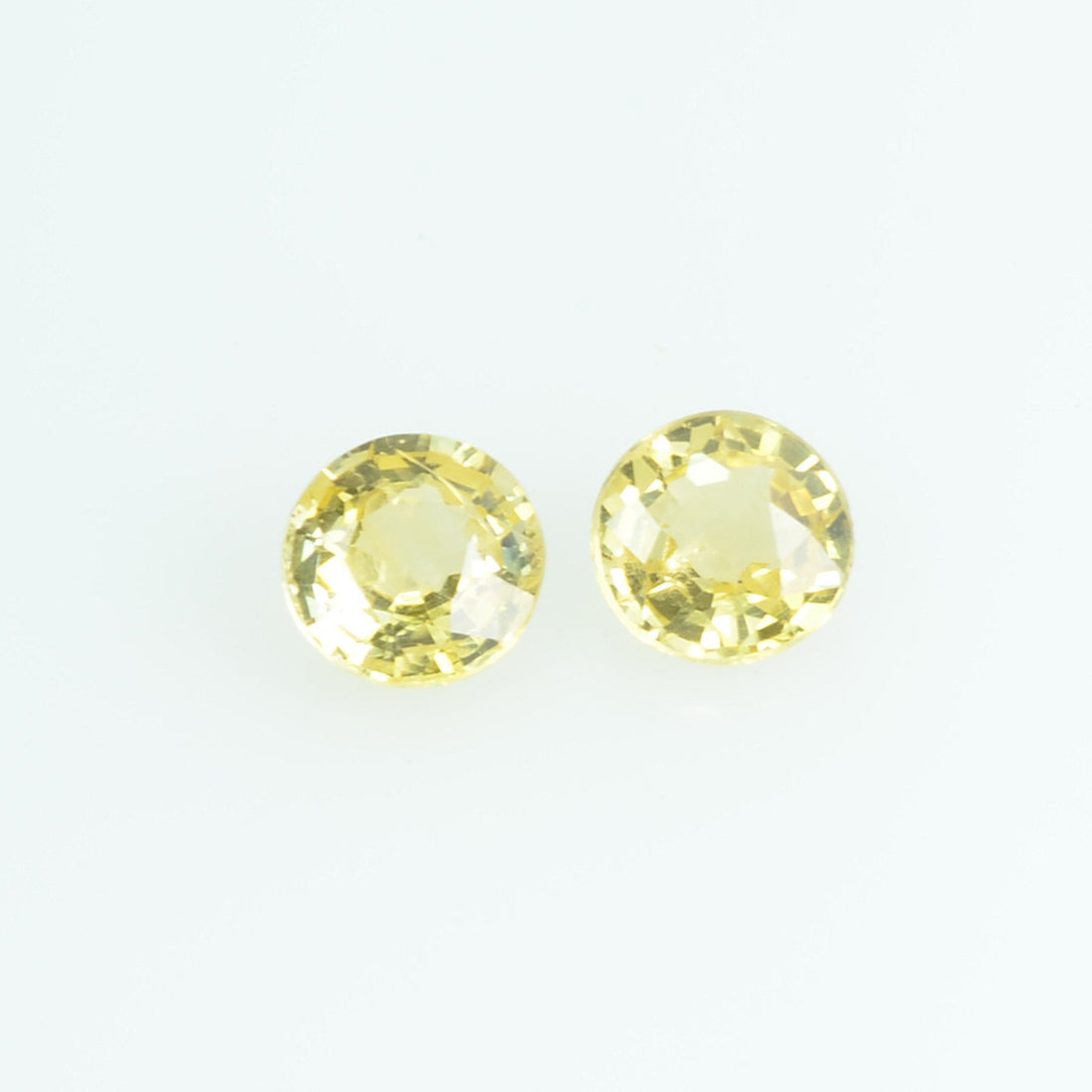 3.5 mm Natural Yellow Sapphire Loose Gemstone Round Cut