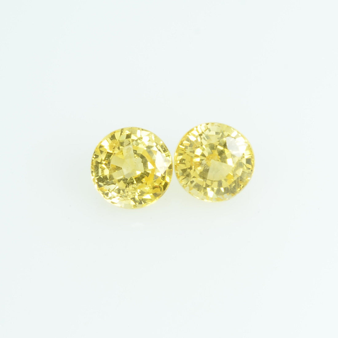 3.5 mm Natural Yellow Sapphire Loose Gemstone Round Cut