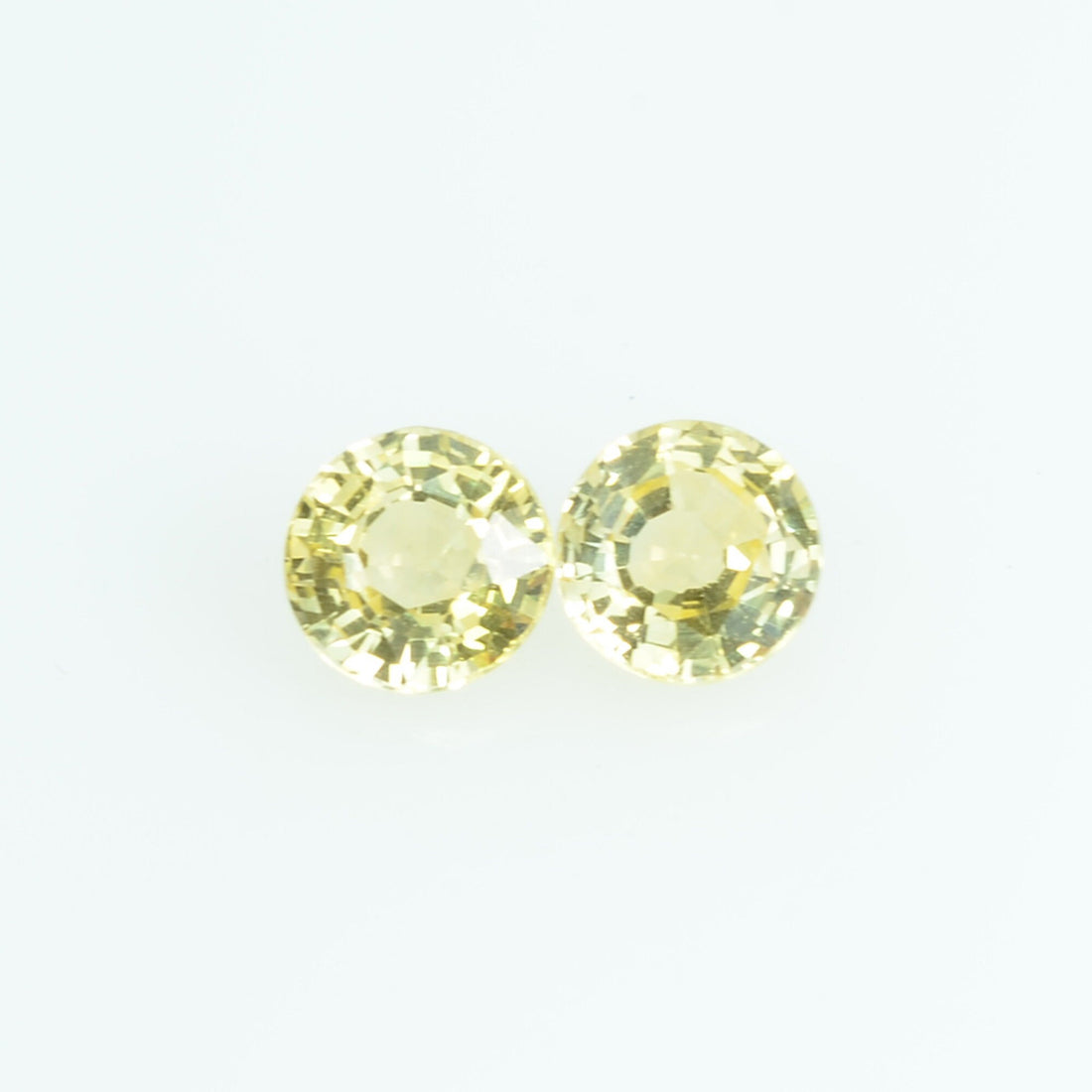 3.4 mm Natural Yellow Sapphire Loose Gemstone Round Cut