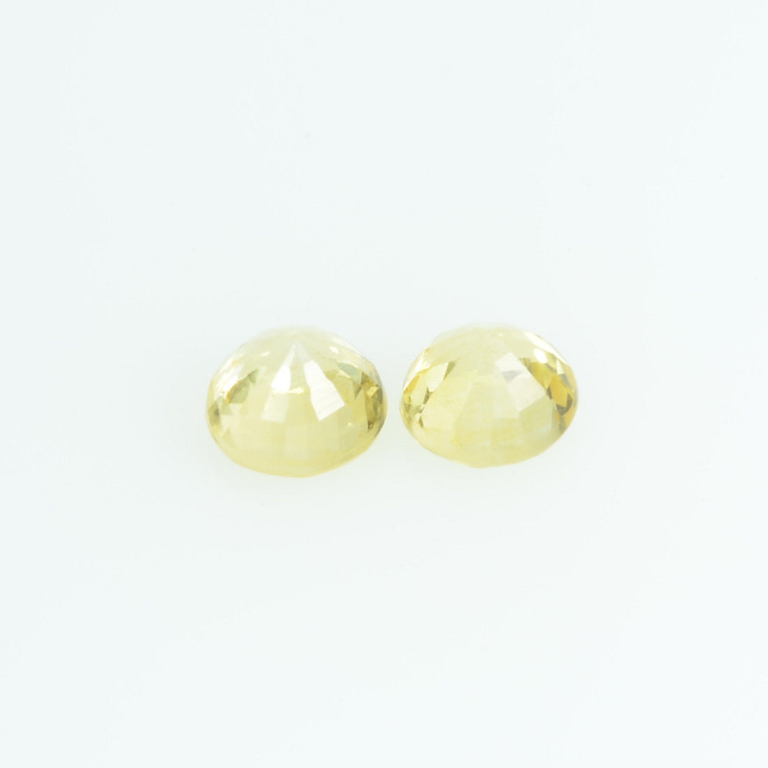 3.5 mm Natural Yellow Sapphire Loose Gemstone Round Cut