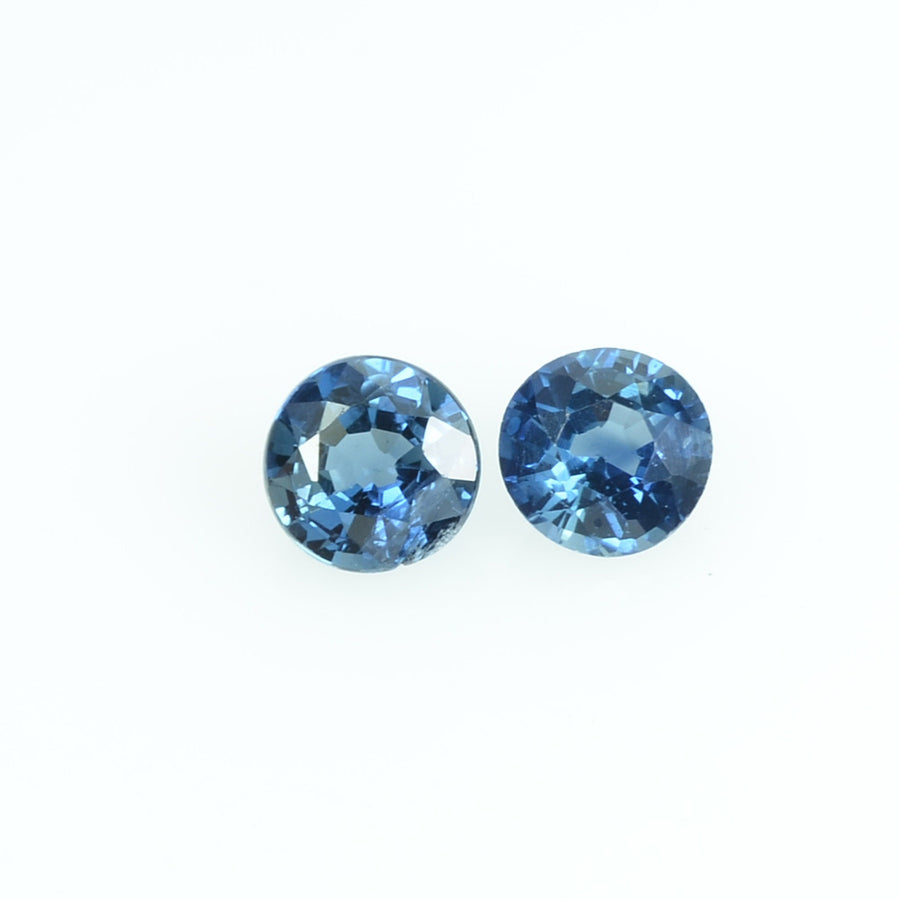 3.3 mm Natural Blue Sapphire Loose Gemstone Round Cut