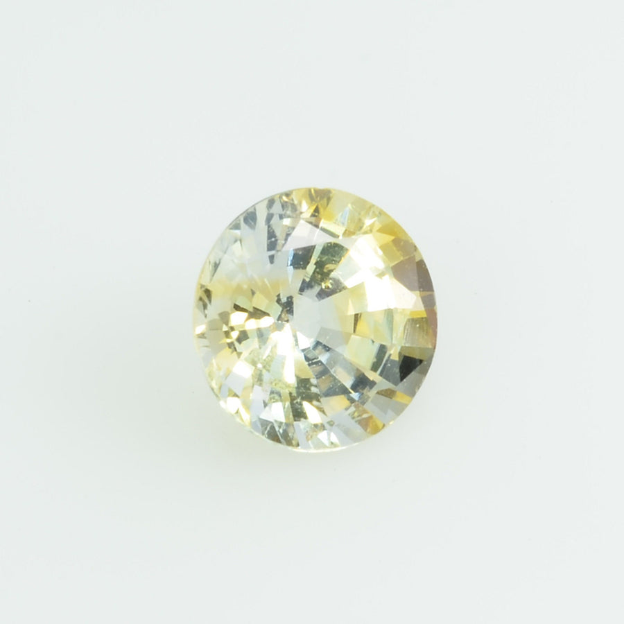 1.04 Cts Natural Yellow Sapphire Loose Gemstone Round Cut