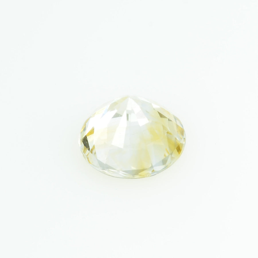 1.04 Cts Natural Yellow Sapphire Loose Gemstone Round Cut