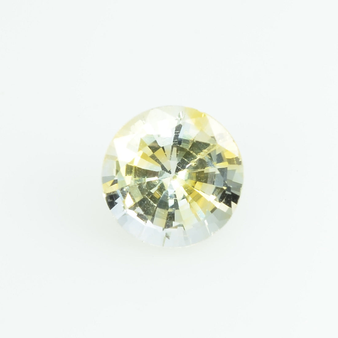 1.04 Cts Natural Yellow Sapphire Loose Gemstone Round Cut