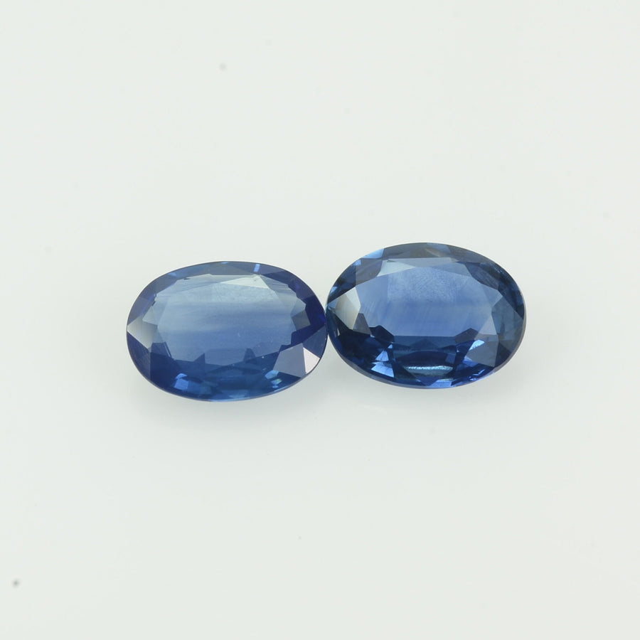 1.22 Cts Natural Blue Sapphire Loose Pair Gemstone Oval Cut