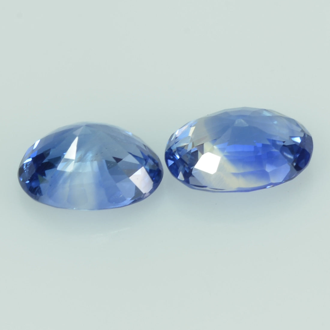 7x5 mm  Natural Blue Sapphire Loose Pair Gemstone Oval Cut - Thai Gems Export Ltd.