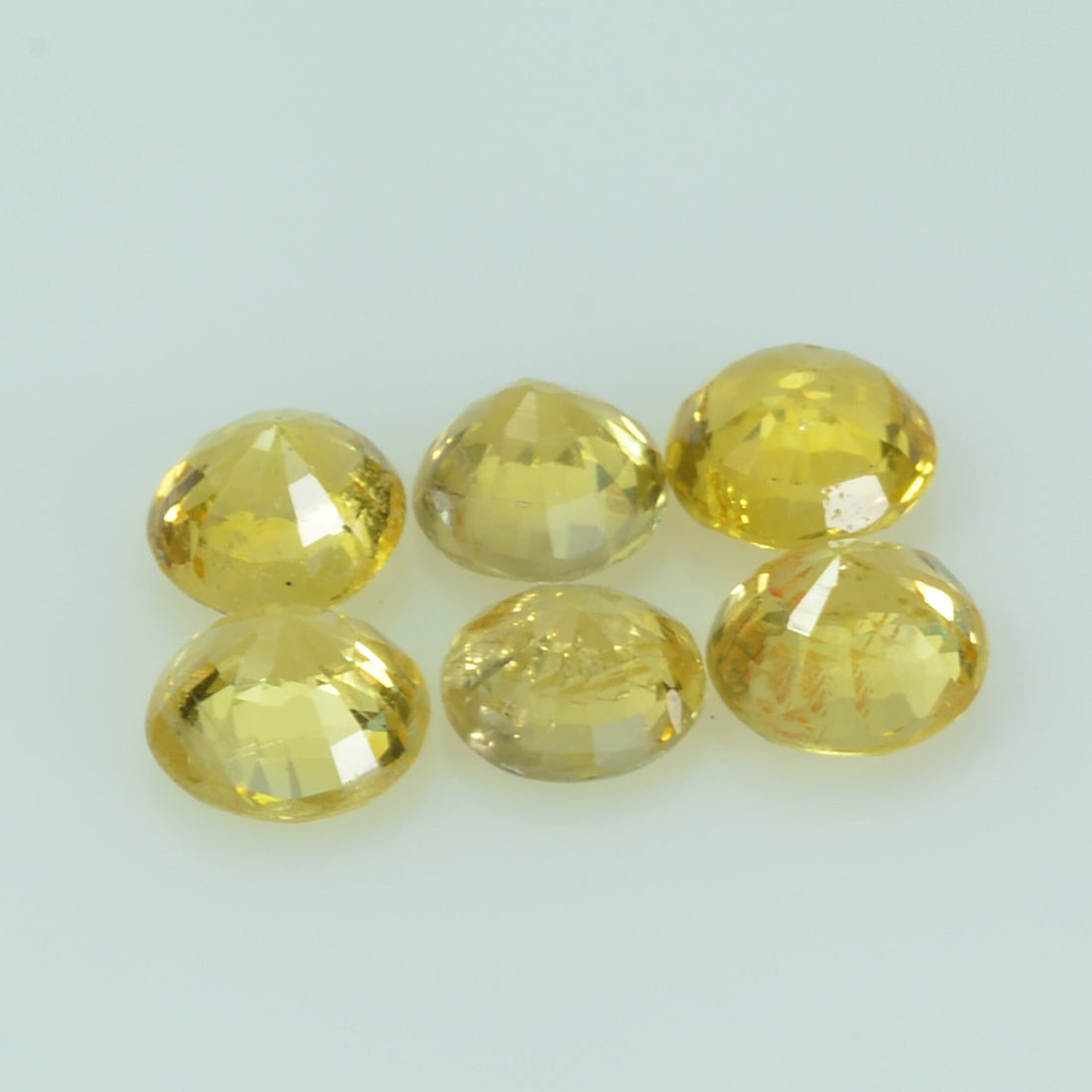 4.5 mm Natural Yellow Sapphire Loose Gemstone Round Cut