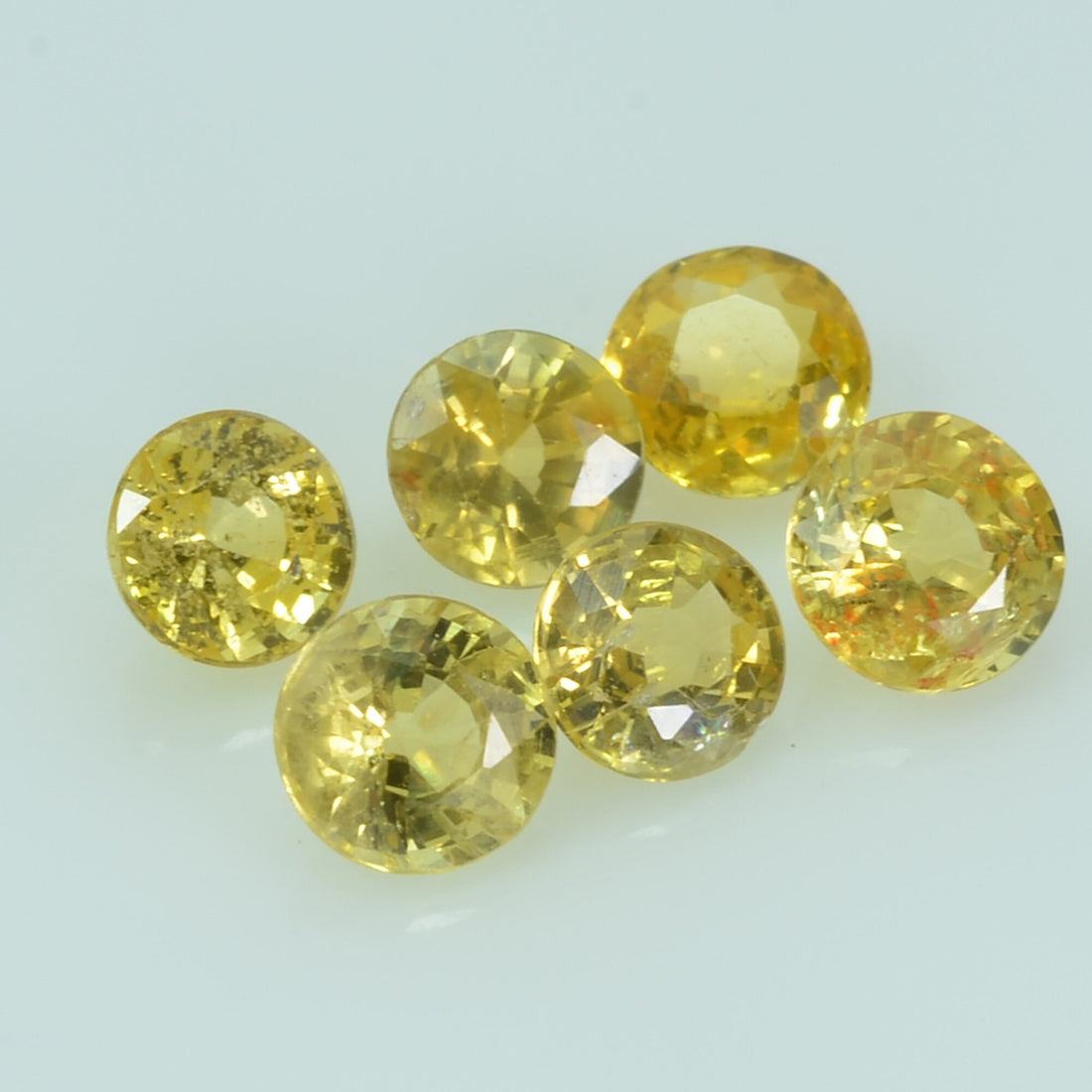 4.5 mm Natural Yellow Sapphire Loose Gemstone Round Cut