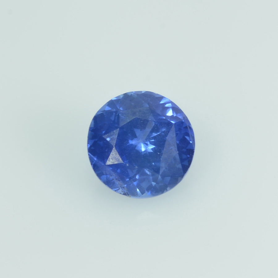 0.87 Cts Natural Blue Sapphire Loose Gemstone Round Cut