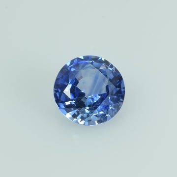 0.88 Cts Natural Blue Sapphire Loose Gemstone Round Cut