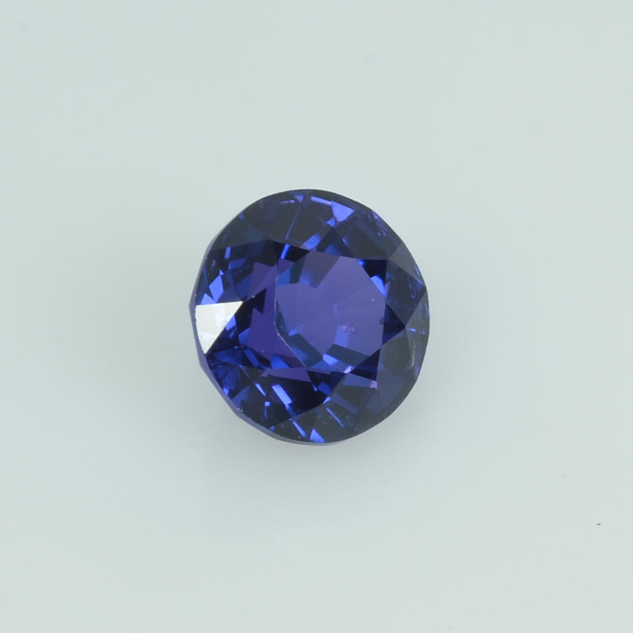 1.23 Cts Natural Blue Sapphire Loose Gemstone Round Cut