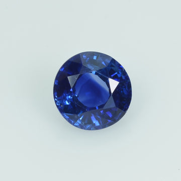 1.24 Cts Natural Blue Sapphire Loose Gemstone Round Cut