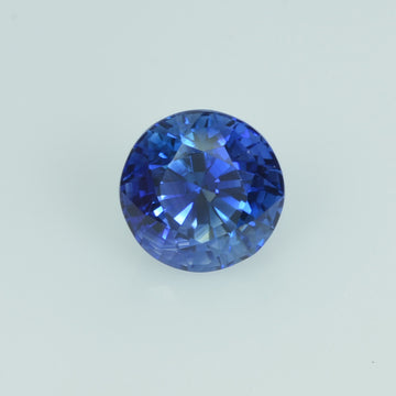 1.27 Cts Natural Blue Sapphire Loose Gemstone Round Cut
