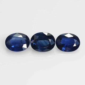 9x7 MM Natural Blue Sapphire Loose Gemstone Oval Cut