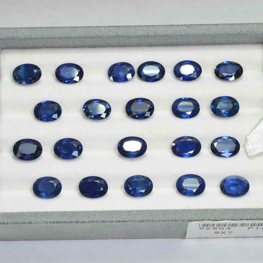 9x7 MM Natural Blue Sapphire Loose Gemstone Oval Cut