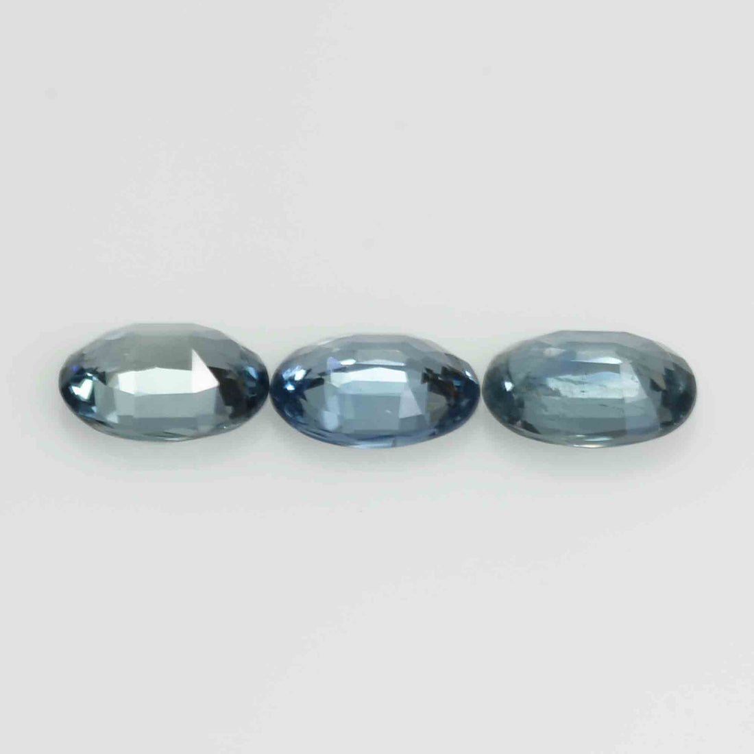 7x5 MM Natural Teal Bluish Green Sapphire Loose Gemstone Oval Cut