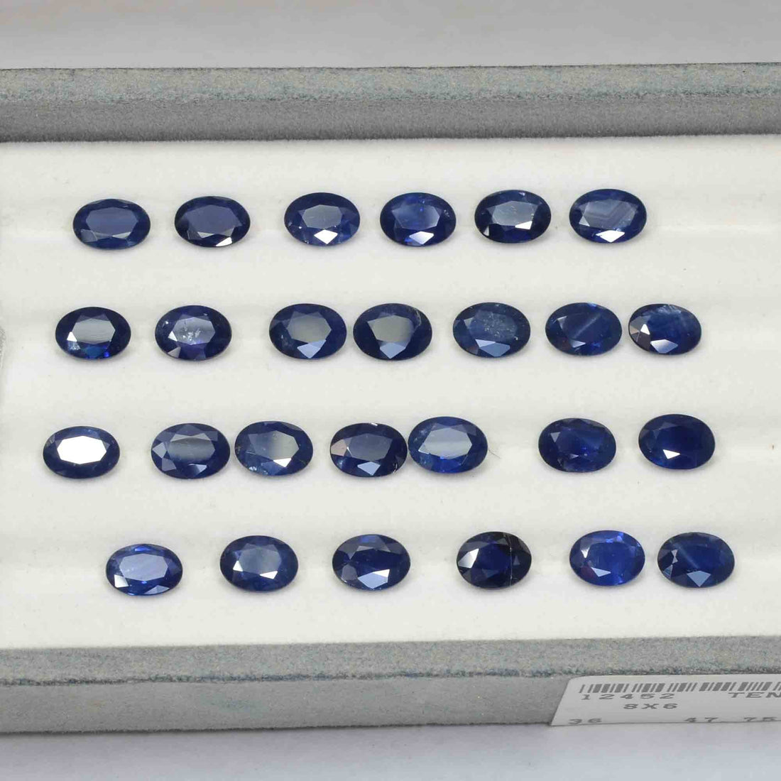 8x6 MM Natural Blue Sapphire Loose Gemstone Oval Cut