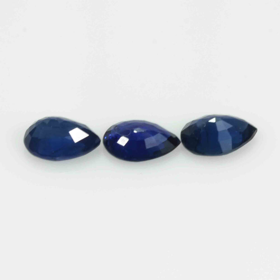 7x5 MM Natural Blue Sapphire Loose Gemstone Pear Cut