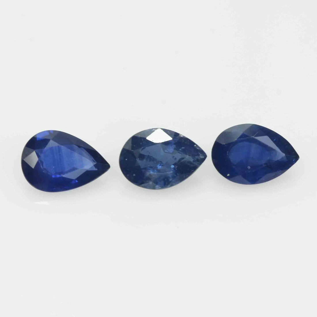 7x5 MM Natural Blue Sapphire Loose Gemstone Pear Cut