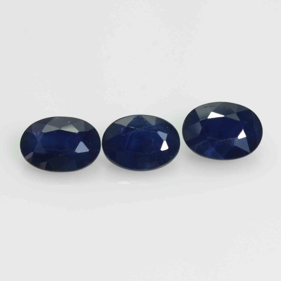 7x5 MM Natural Blue Sapphire Loose Gemstone Oval Cut