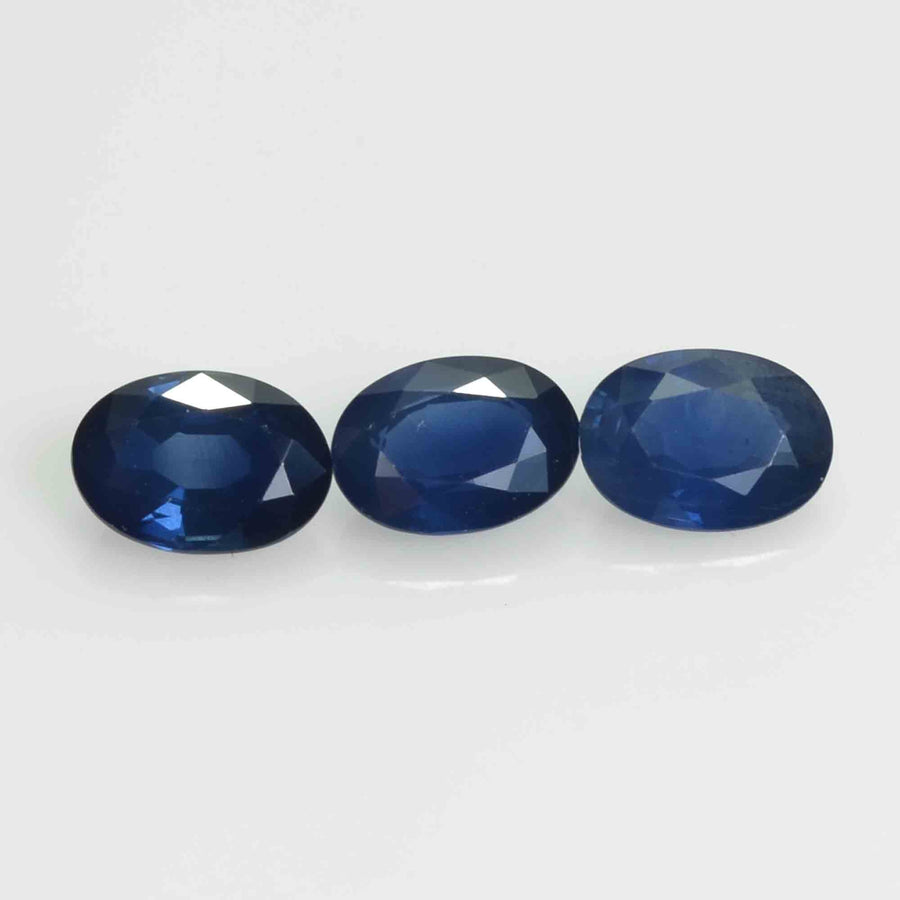 7x5 MM Natural Blue Sapphire Loose Gemstone Oval Cut