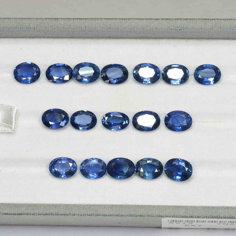 9x7 MM Natural Blue Sapphire Loose Gemstone Oval Cut