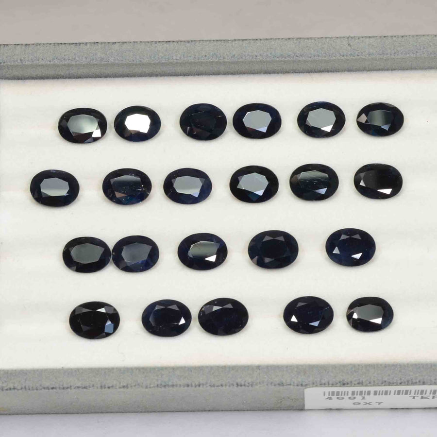 9x7 MM Natural Blue Sapphire Loose Gemstone Oval Cut