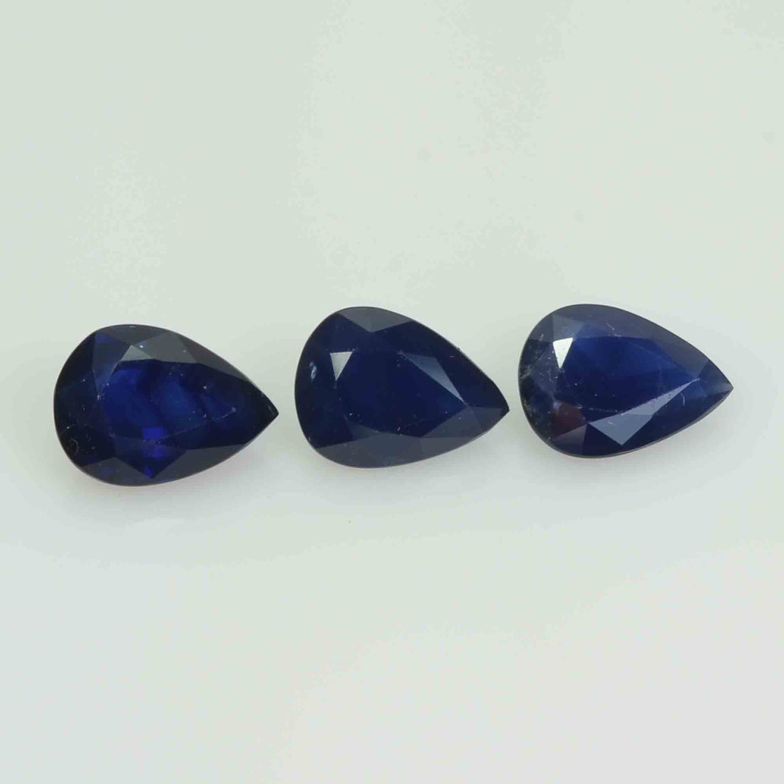 8x6 MM Natural Blue Sapphire Loose Gemstone Pear Cut