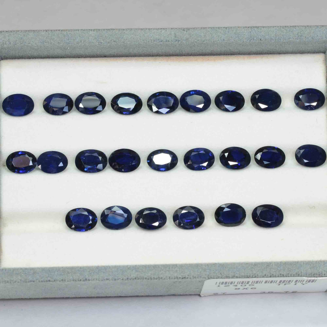 8x6 MM Natural Blue Sapphire Loose Gemstone Oval Cut