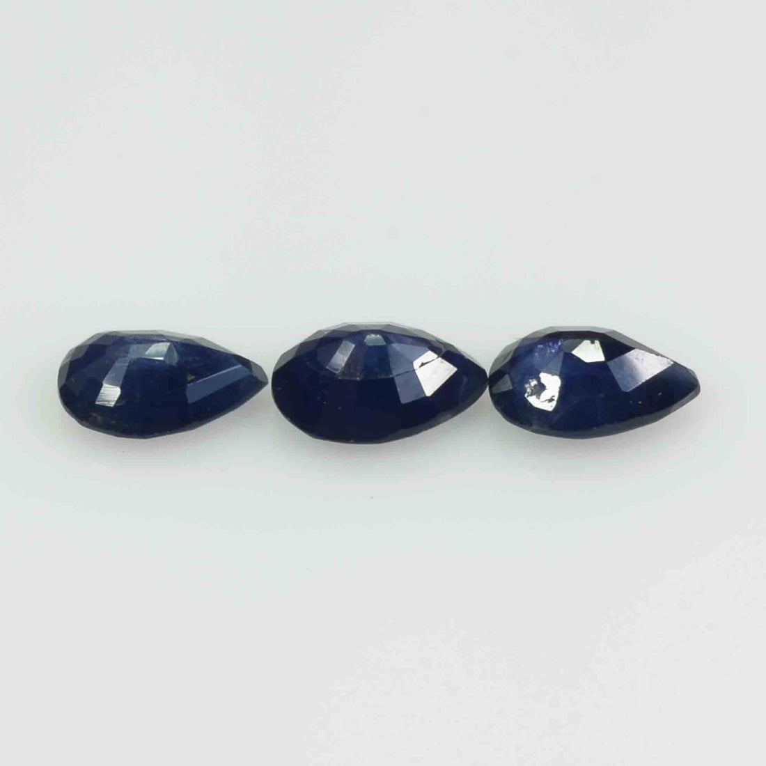 7x5 MM Natural Blue Sapphire Loose Gemstone Pear Cut