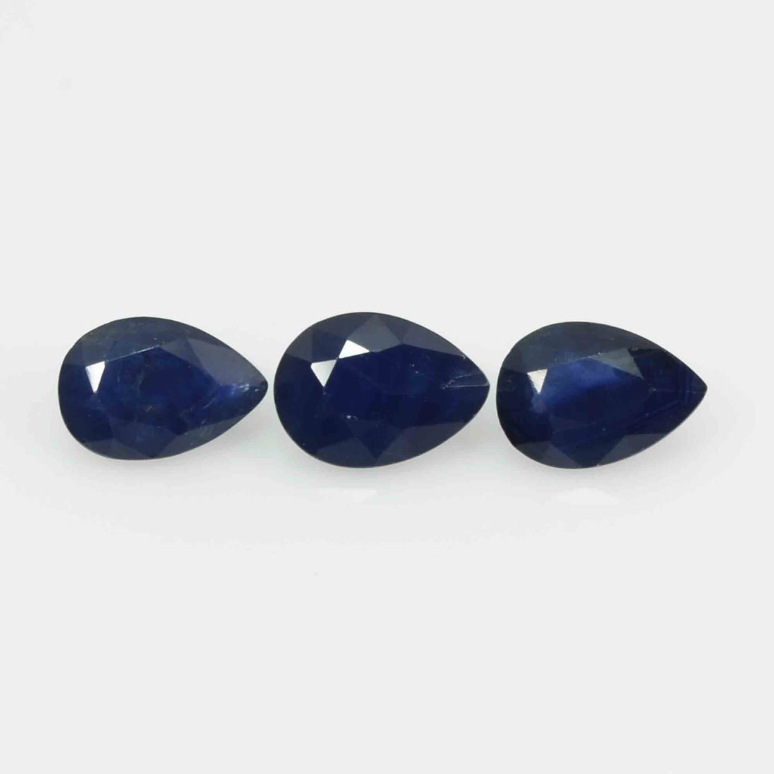 7x5 MM Natural Blue Sapphire Loose Gemstone Pear Cut