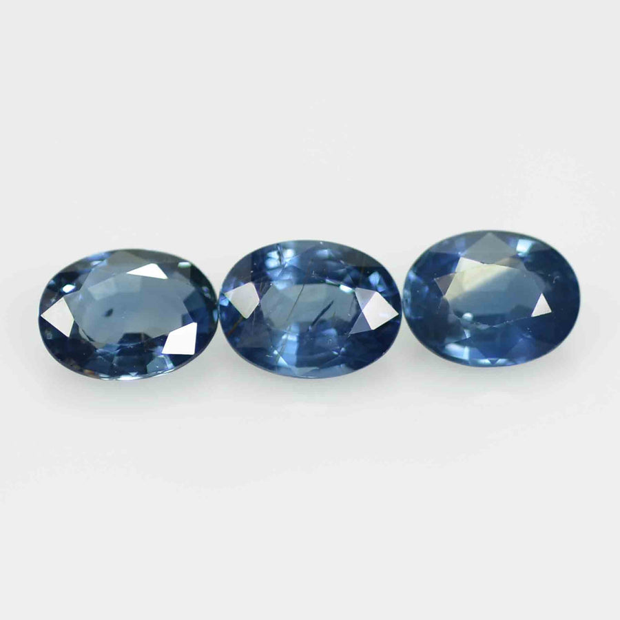 8x6 MM Natural Blue Sapphire Loose Gemstone Oval Cut