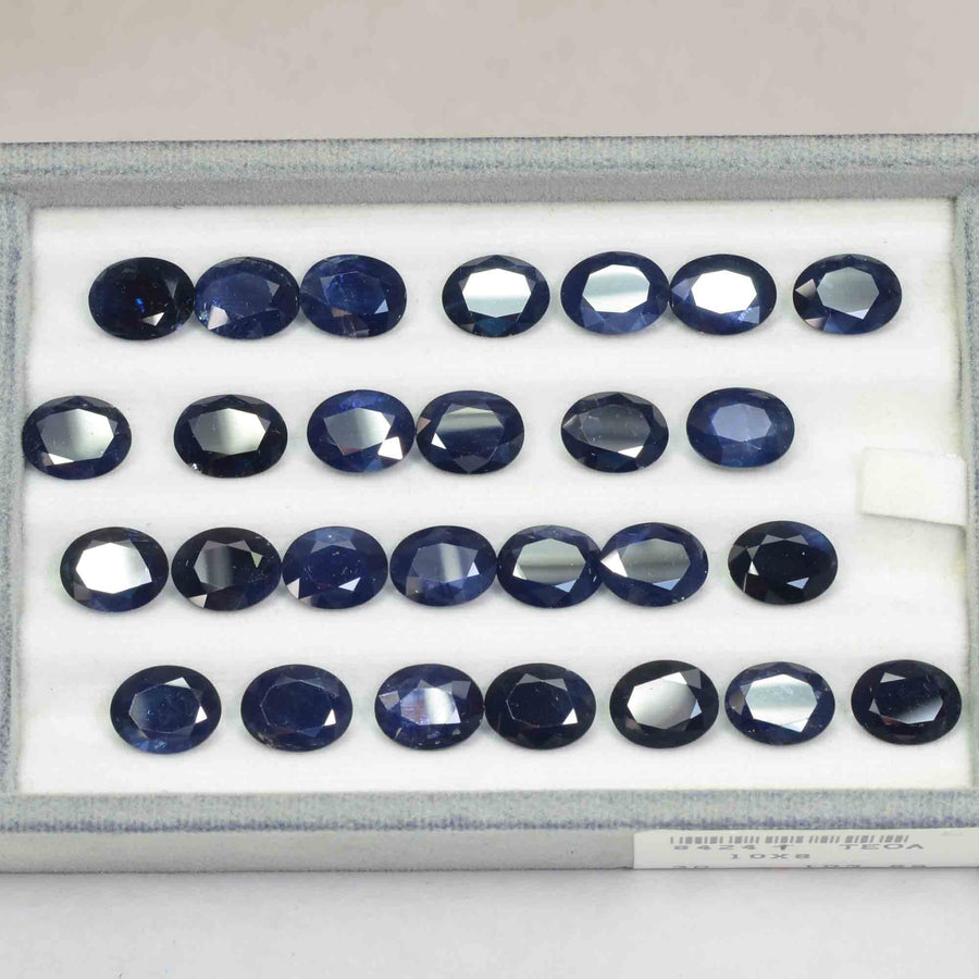 10x8 MM Natural Blue Sapphire Loose Gemstone Oval Cut