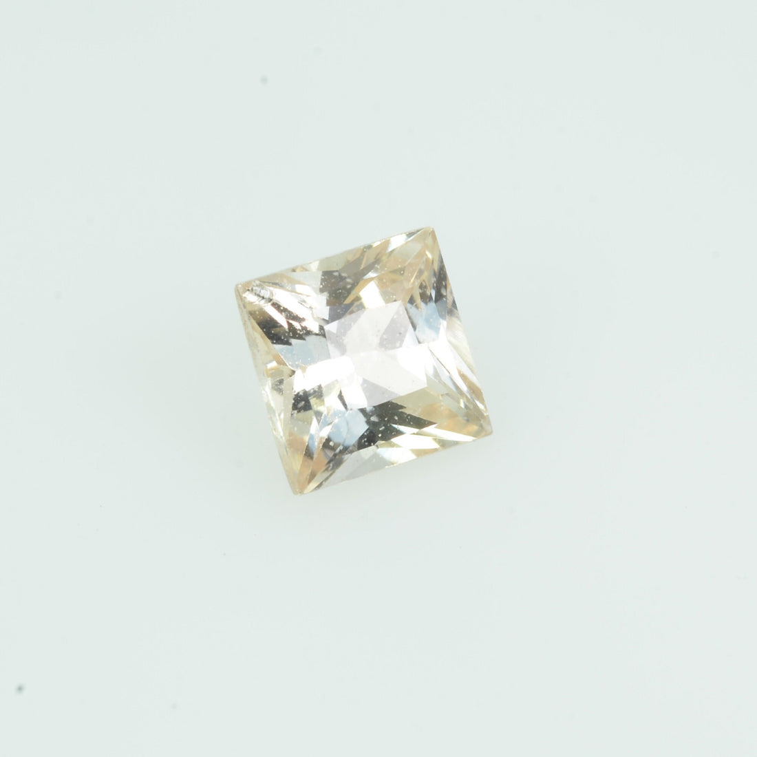 0.46 Cts Natural Yellow Sapphire Loose Gemstone Princess Cut