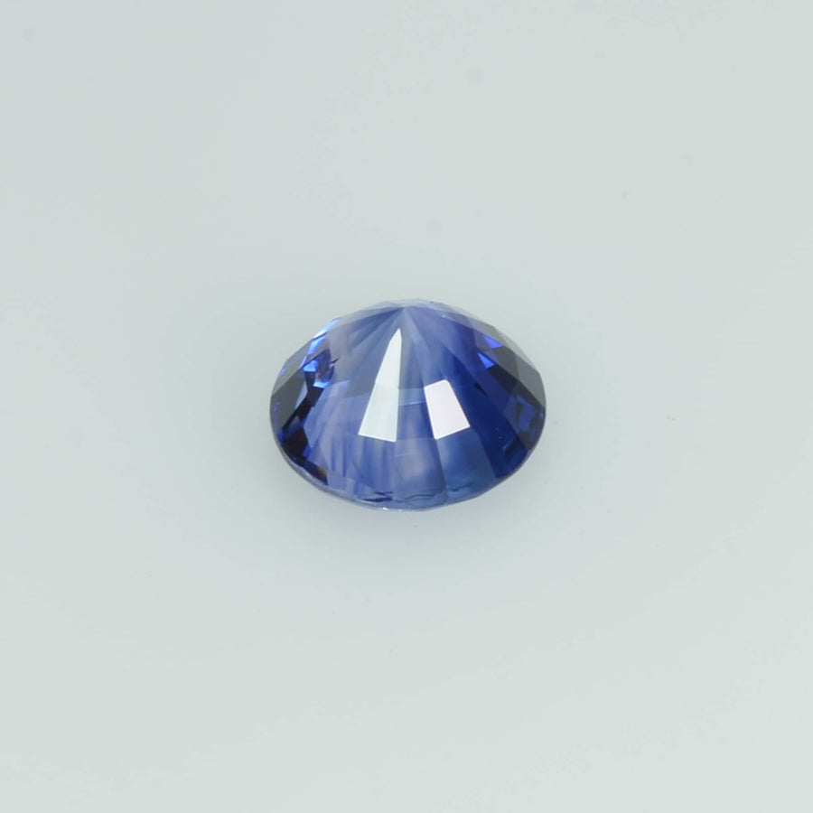 0.64 Cts Natural Blue Sapphire Loose Gemstone Round Cut