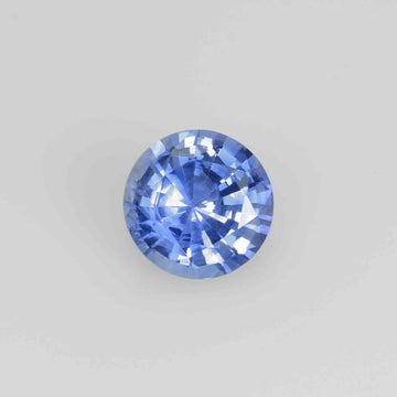 0.66 Cts Natural Blue Sapphire Loose Gemstone Round Cut